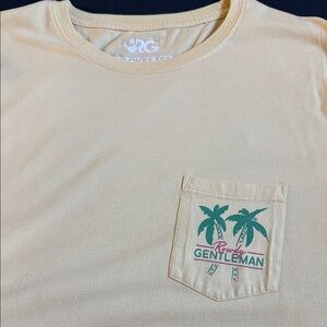 Rowdy Gentleman Beige Palm Tree Tee